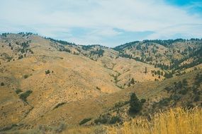 panorama of mountain landscape