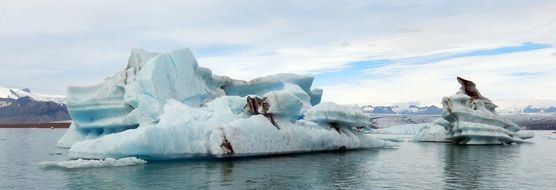 glacial lagoon in Iceland