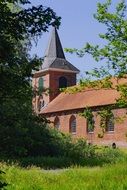 stunning Landscape of Church and trees