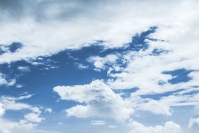 cloudy blue skyscape
