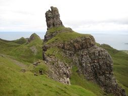 Landscape of rock top