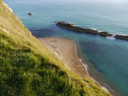 Landscape of ocean Coastline on Island