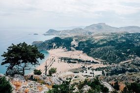 Aerial View of seaside