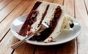 Cake Piece Of Pie Black Forest