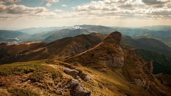 landscape on a hillside