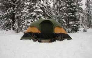 Tent Snow