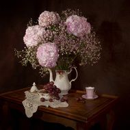 Flowers Hydrangea Still Life