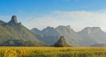 scenic mountains in thailand