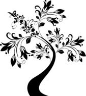 decorative flourish tree