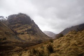 Scotland mountains panorama view