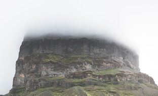 Mesa Table Mountain in rainy Cloud