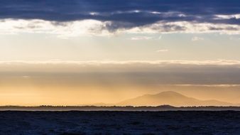 stunning Sea Coast at dusk