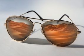 Sunglasses in the desert