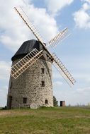 landscape of extraordinary beautiful Windmill