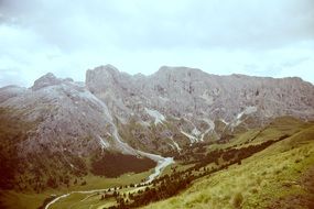 dolomite creek in italy