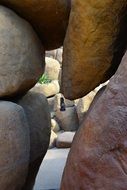 stone rocks in the desert