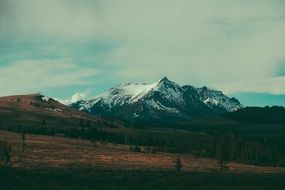 snow capped mountains in colorado