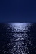 Landscape with the light on the water