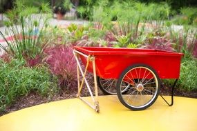 Red Wheel Barrow Wheelbarrow