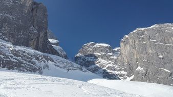 Drusen Towers in winter