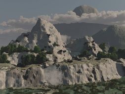 3D Art Mountains
