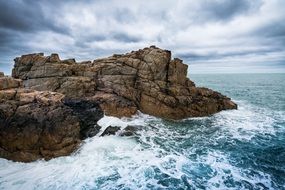 Atlantic surf on the rocks