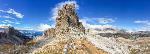 Alpine panorama in Italy