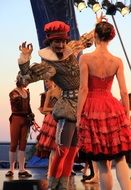 Scene Ballet Dancers