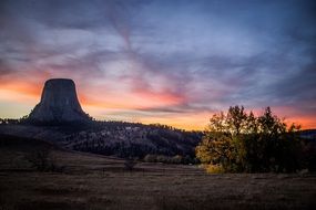 Landscape of natural scenery