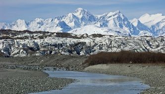 Landscape of Brady Glacier