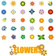 Flower Symbols drawing