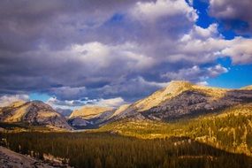 mountain landscape in autumn