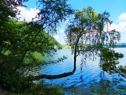 scenic view of the lake Weissensee