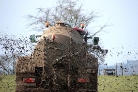 Liquid Manure on a field