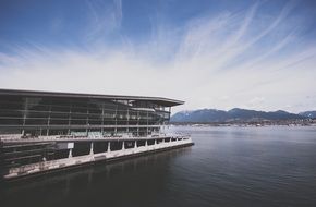 embankment architecture near the lake
