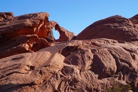 rocks in a valley of fire in nevada