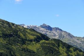 Landscape of extraordinarily beautiful Mountains