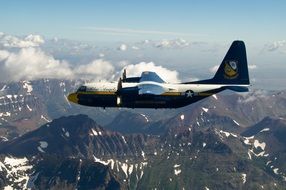 Fat Albert, usa navyâs Airplane in sky above mountains