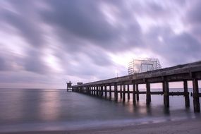 Beautiful and colorful picturesque Sky above the seaside in Thailand