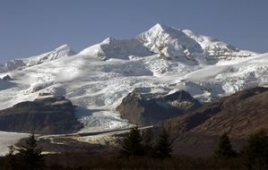 photo of a stratovolcano in Kathmai national park