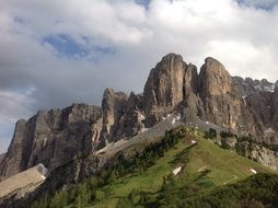 breathtaking south tyrol mountains