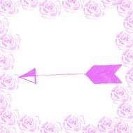 Arrow Pink drawing