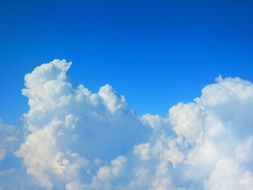 white air curly clouds