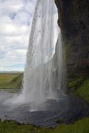 waterfall seljalandasfoss in Iceland
