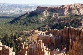 panorama of bryce canyon in utah