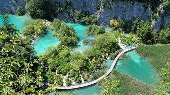 Plitvice Lakes in National Park