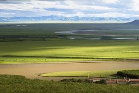 River and grassland