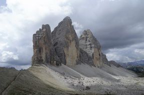 majestic rocks in italy