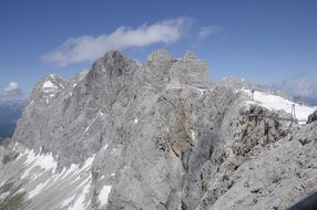 cable road on Dachstein mountain, austria