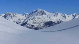 landscape nature mountain winter season